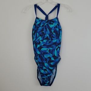 Blueseventy Blue, Black & Green Swimsuit S